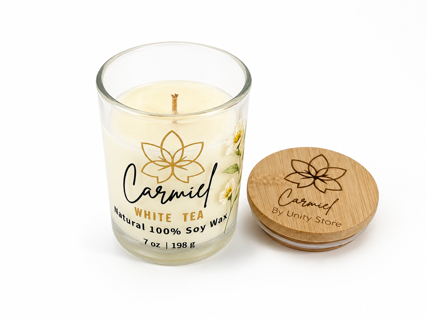 Vela aromática White Tea de Carmiel